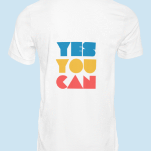 Yes you can Printed cotton Tshirt
